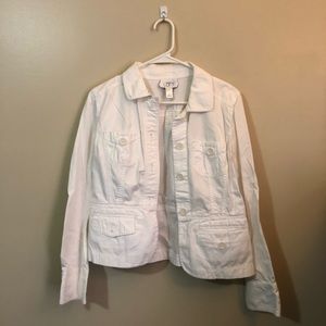 Ann Taylor Women’s White Jacket
